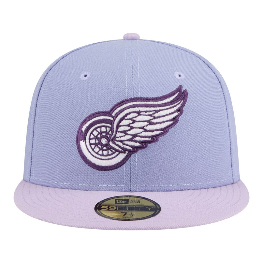 Detroit Red Wings - New Era Lavender Bloom 59FIFTY Fitted Hat Light Purple/Purple