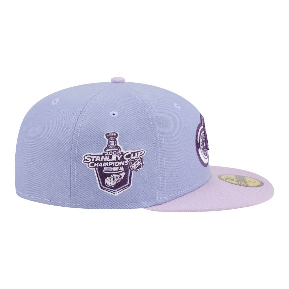 Detroit Red Wings - New Era Lavender Bloom 59FIFTY Fitted Hat Light Purple/Purple