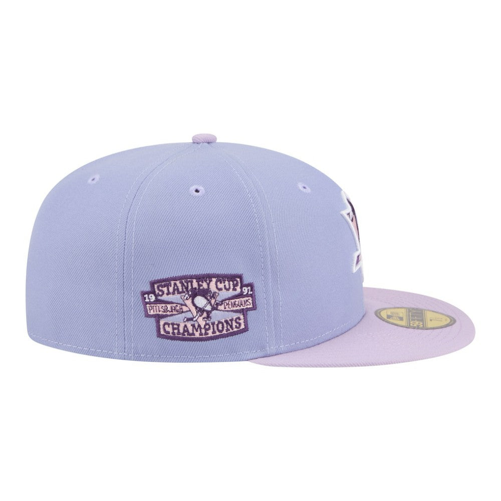 Pittsburgh Penguins New Era Lavender Bloom 59FIFTY Fitted Hat Light Purple/Purple