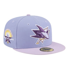 San Jose Sharks - New Era Lavender Bloom 59FIFTY Fitted Hat Light Purple/Purple