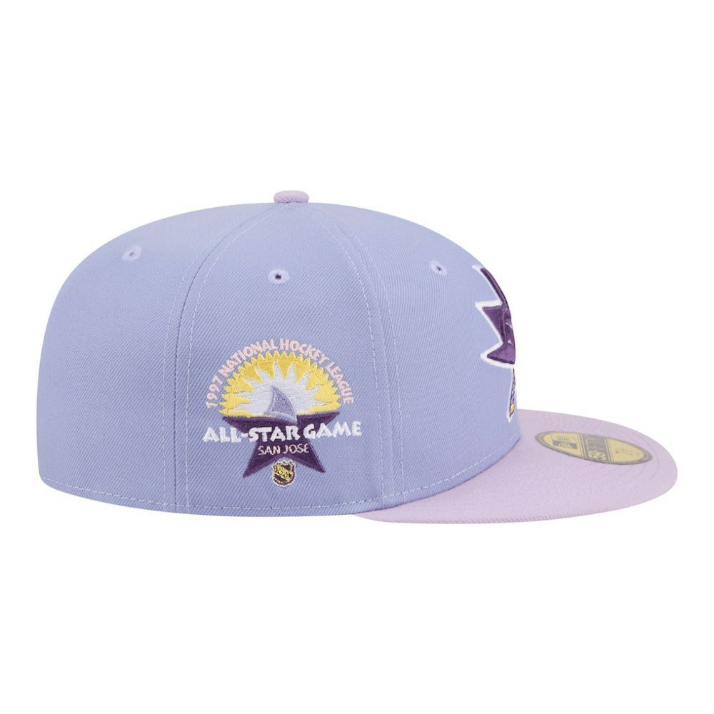 San Jose Sharks - New Era Lavender Bloom 59FIFTY Fitted Hat Light Purple/Purple