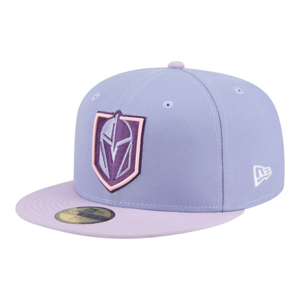 Vegas Golden Knights New Era Lavender Bloom 59FIFTY Fitted Hat Light Purple/Purple