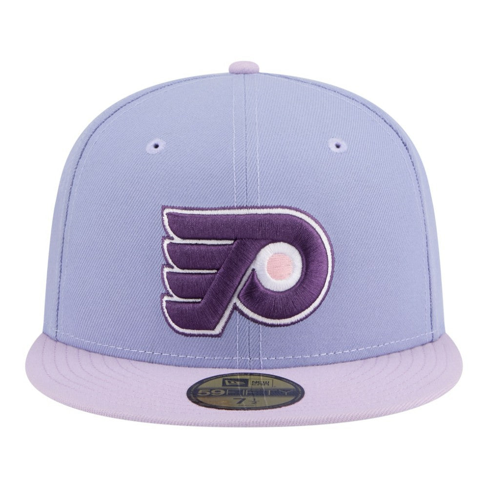 Philadelphia Flyers - New Era Lavender Bloom 59FIFTY Fitted Hat Light Purple/Purple
