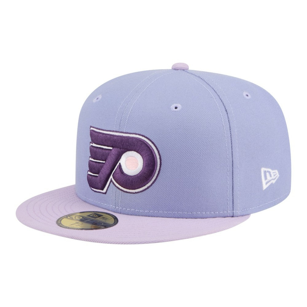 Philadelphia Flyers - New Era Lavender Bloom 59FIFTY Fitted Hat Light Purple/Purple