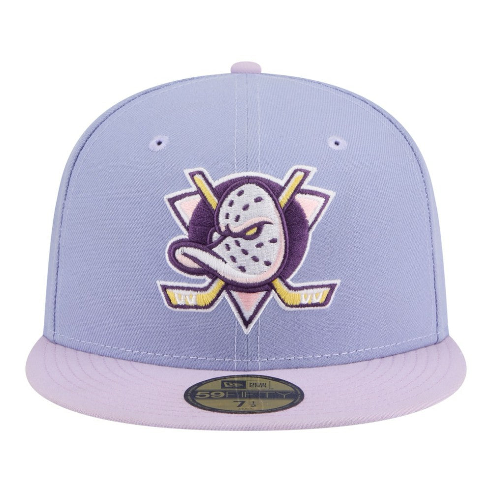 Anaheim Ducks - New Era Lavender Bloom 59FIFTY Fitted Hat Light Purple/Purple