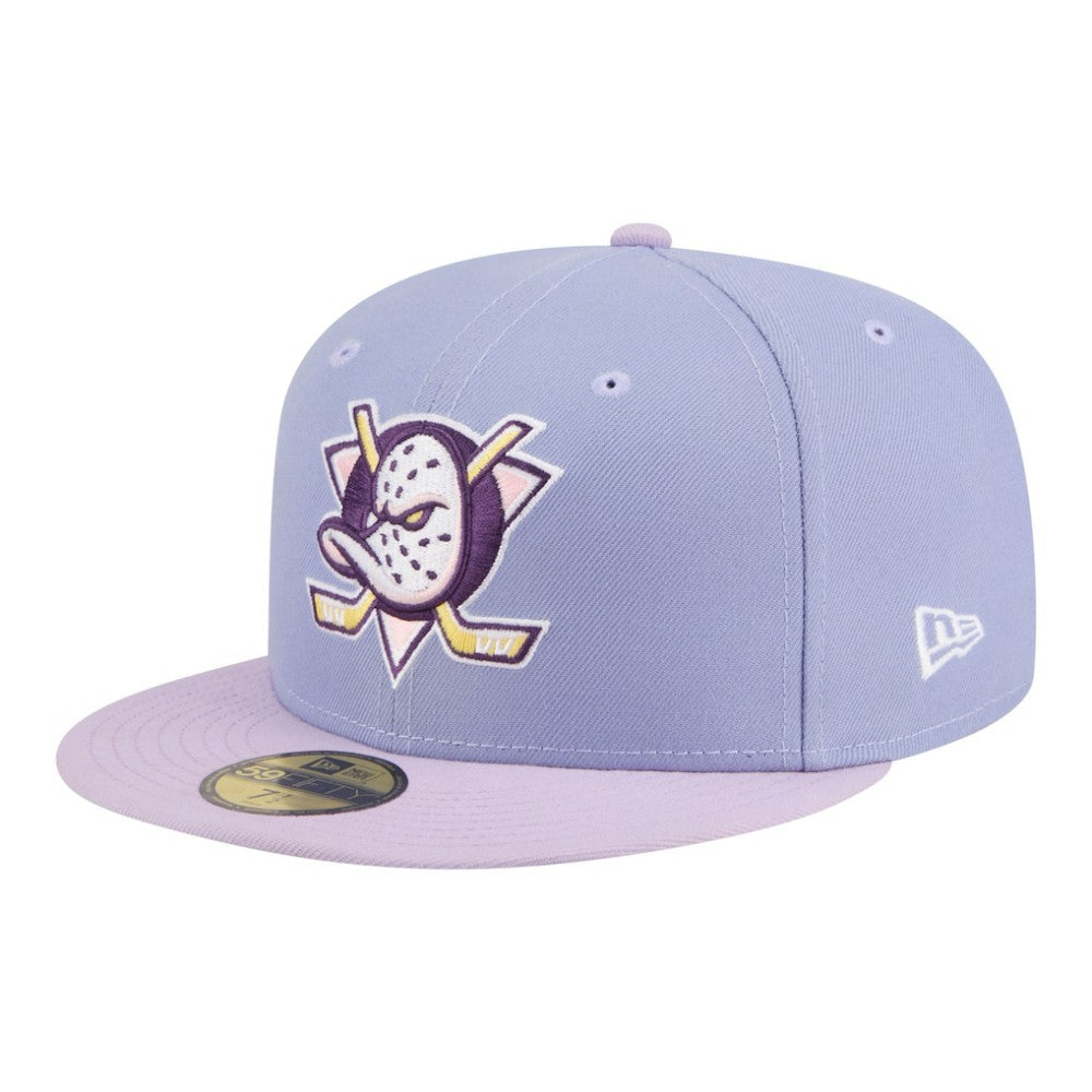 Anaheim Ducks - New Era Lavender Bloom 59FIFTY Fitted Hat Light Purple/Purple