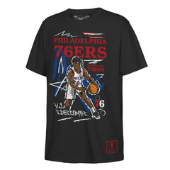 NBA - VJ Edgecombe Philadelphia 76ers Outerstuff Youth Chalked Up Player Name & Number T-Shirt - Black