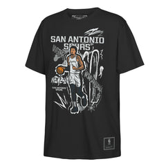 NBA - Victor Wembanyama San Antonio Spurs Outerstuff Youth Chalked Up Player Name & Number T-Shirt - Black