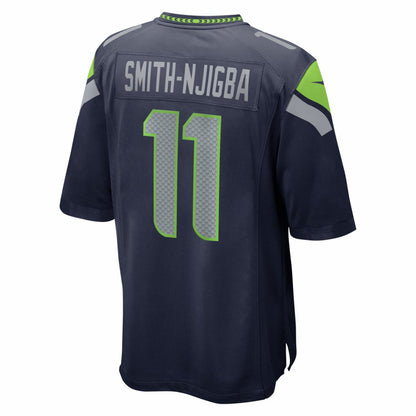 Jaxon Smith-Njigba Seattle Seahawks Super Bowl LX Patch Game Jersey - College Navy | NFL Jerseys