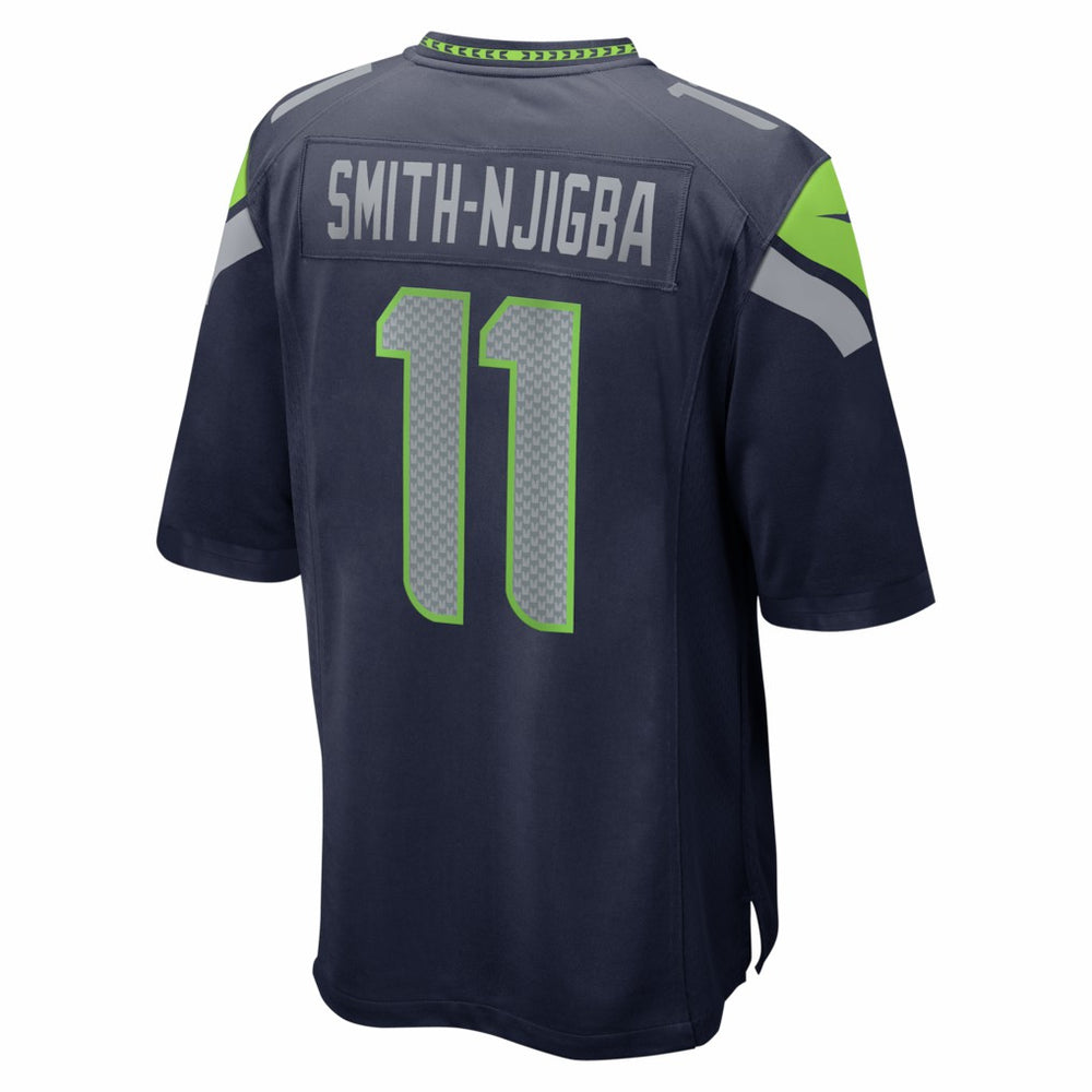 Jaxon Smith-Njigba Seattle Seahawks Super Bowl LX Patch Game Jersey College Navy - Nike
