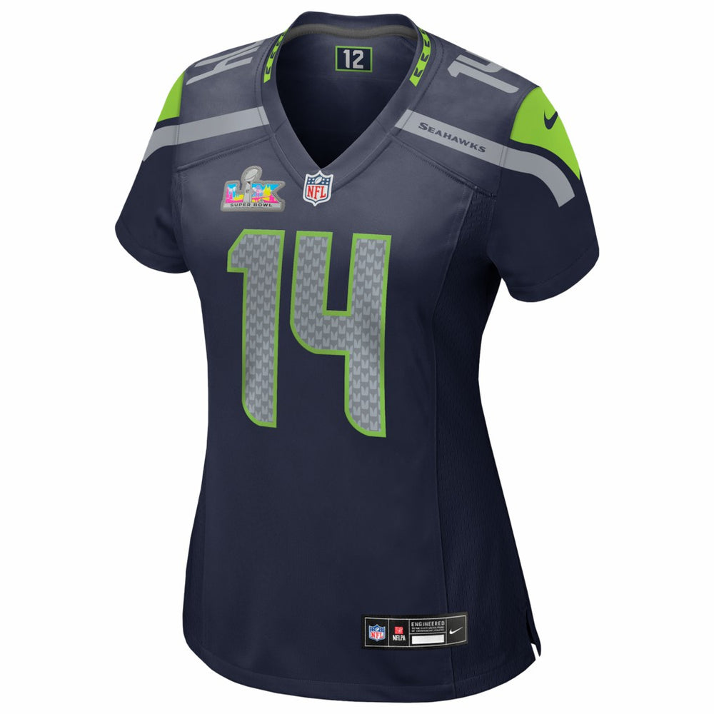 Sam Darnold Seattle Seahawks Women's Super Bowl LX Patch Game Jersey College Navy - Nike
