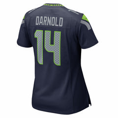 Sam Darnold Seattle Seahawks Women's Super Bowl LX Patch Game Jersey College Navy - Nike