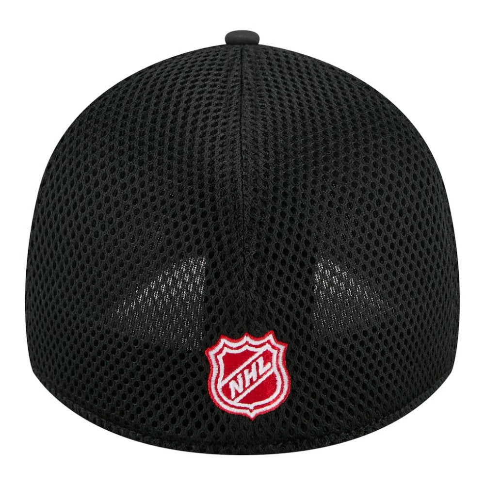 Calgary Flames - New Era Logo 39THIRTY Flex Hat Black