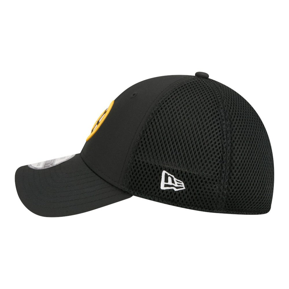 Boston Bruins New Era Logo 39THIRTY Flex Hat Black