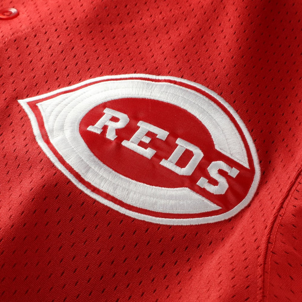 Deion Sanders Cincinnati Reds Mitchell & Ness Big & Tall Cooperstown Mesh Batting Practice Jersey Clearance