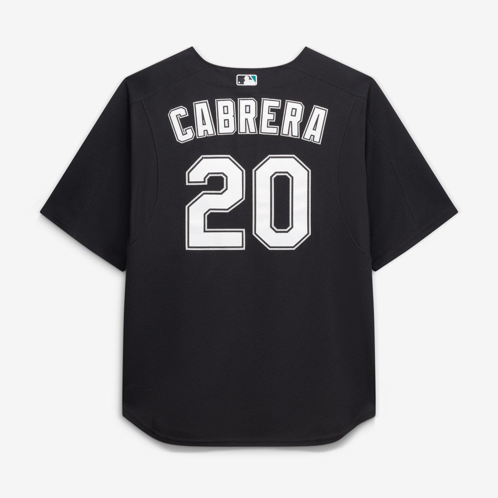 Miguel Cabrera Miami Marlins Mitchell & Ness Big & Tall Cooperstown Mesh Batting Practice Jersey - Black | MLB Jerseys