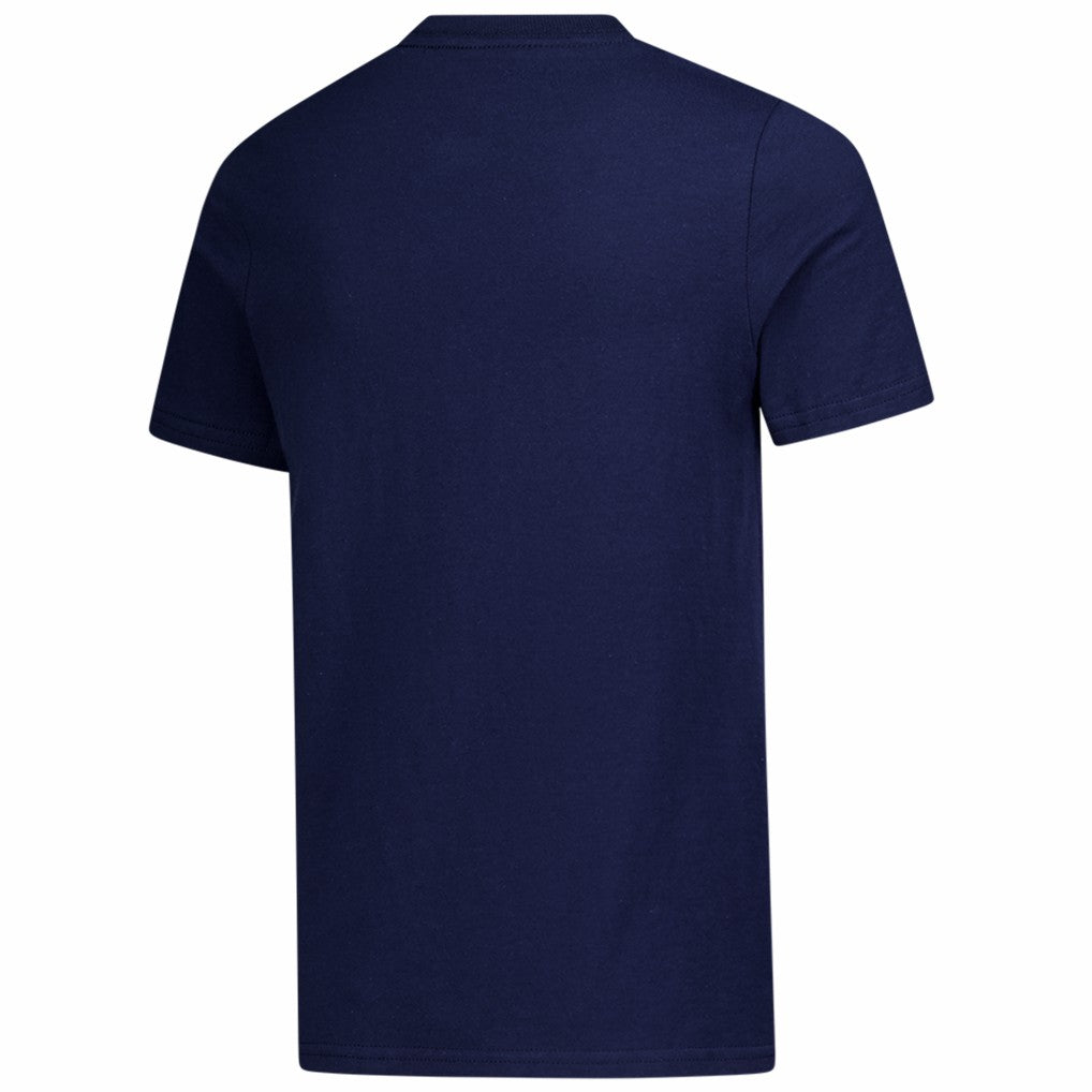 Chicago Bears Youth Retro Logo T-Shirt Navy - Mitchell & Ness