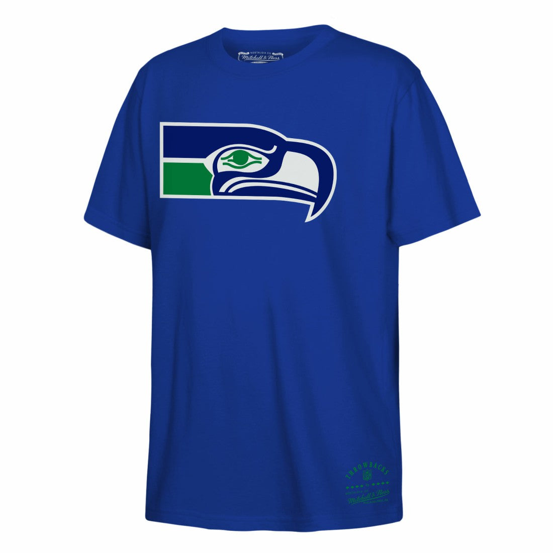 Seattle Seahawks Youth Retro Logo T-Shirt Royal - Mitchell & Ness