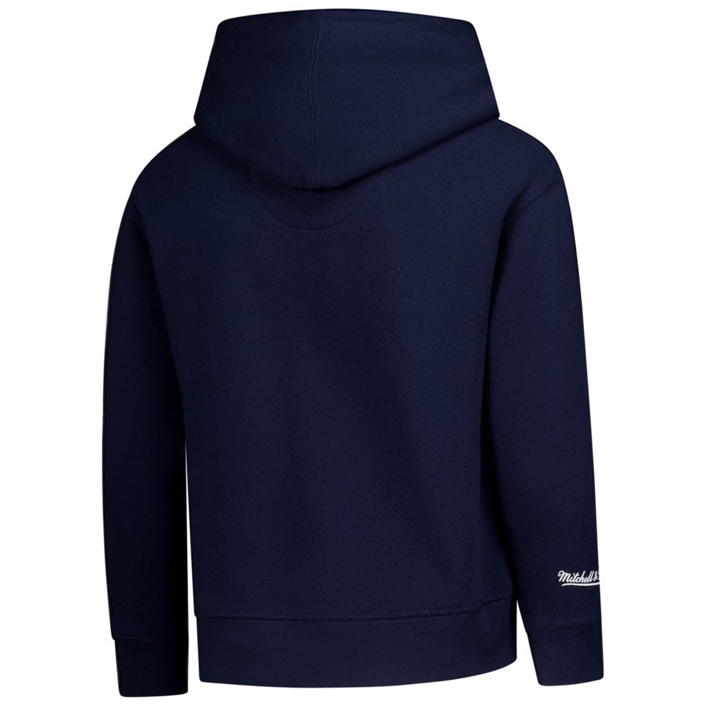 Chicago Bears Youth Retro Logo Hoodie Navy - Mitchell & Ness