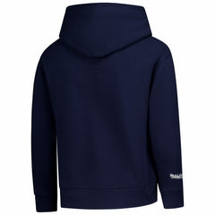 Chicago Bears Youth Retro Logo Hoodie Navy - Mitchell & Ness