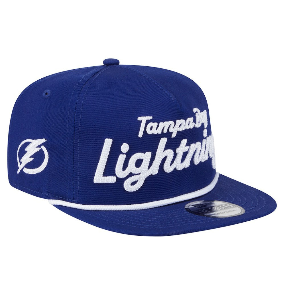 Tampa Bay Lightning - New Era Team Text Golfer Adjustable Hat Blue