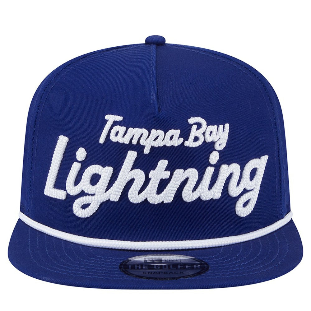 Tampa Bay Lightning - New Era Team Text Golfer Adjustable Hat Blue