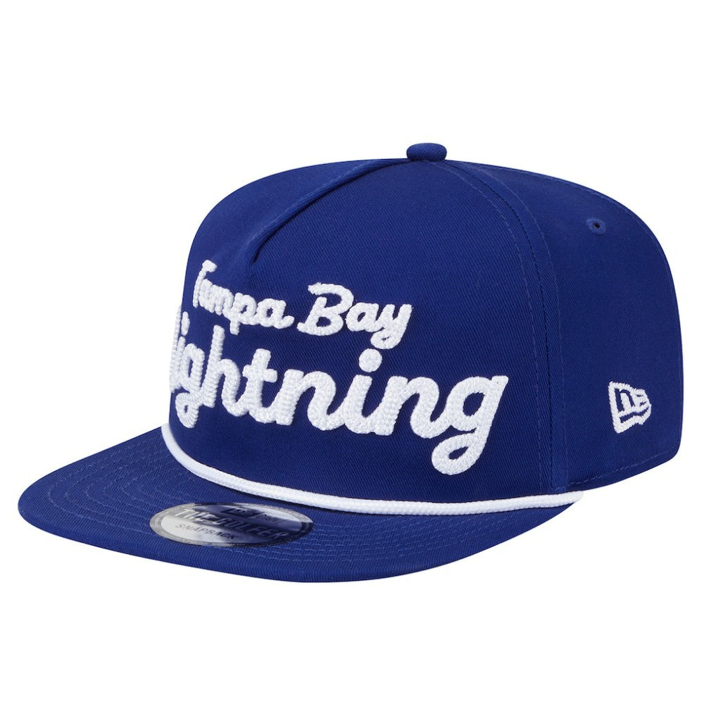 Tampa Bay Lightning - New Era Team Text Golfer Adjustable Hat Blue