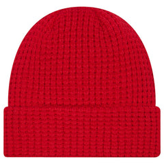 Carolina Hurricanes - New Era Waffle Cuffed Knit Hat Red
