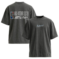 NBA - round21 Unisex 2026 NBA All-Star Game Court T-Shirt - Gray