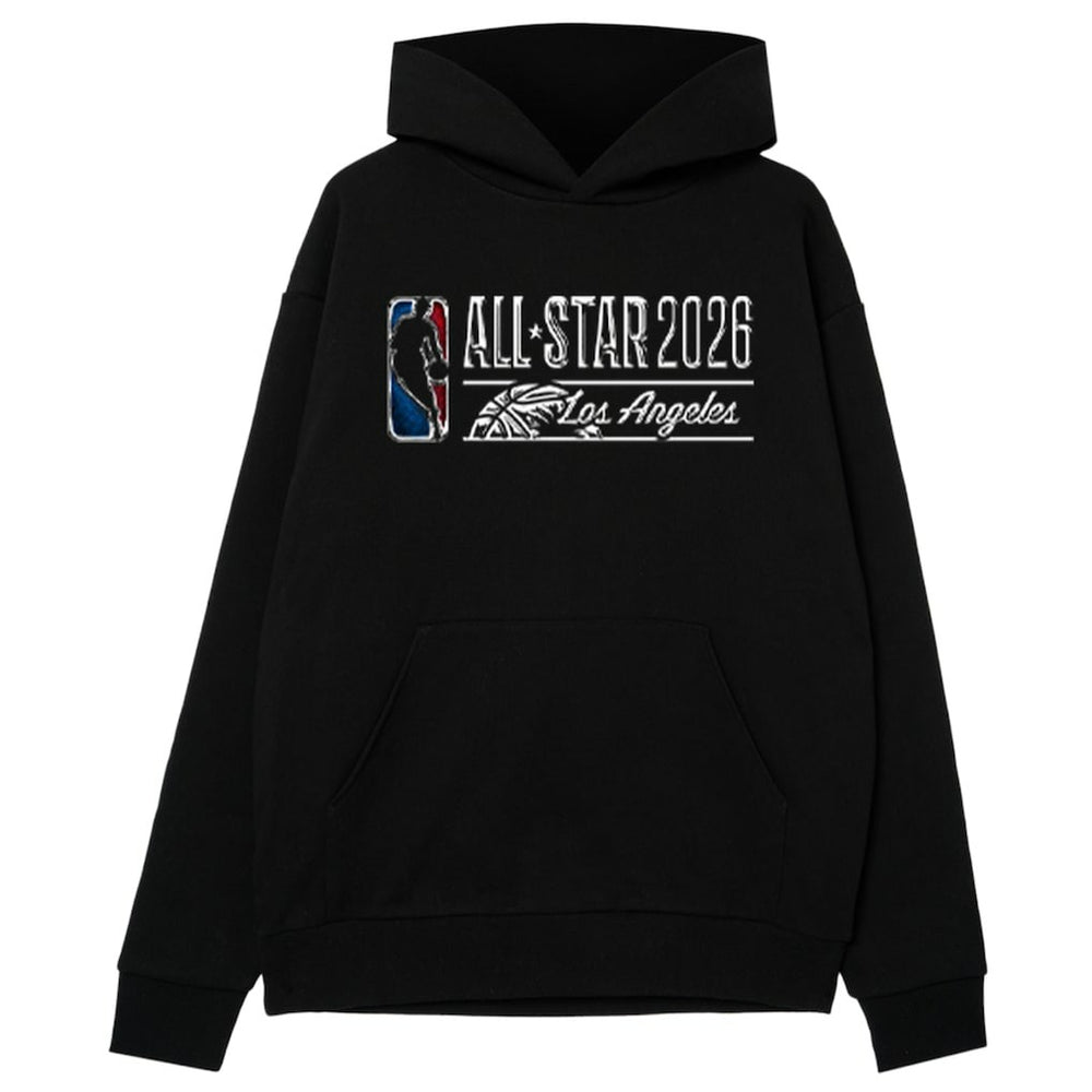 NBA - round21 Unisex 2026 NBA All-Star Game Court Hoodie - Black