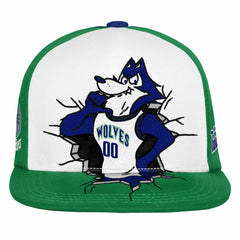 Mitchell & Ness - Minnesota Timberwolves Youth Mascot Snapback Hat - Green