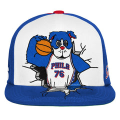 Mitchell & Ness - Philadelphia 76ers Youth Mascot Snapback Hat - Royal