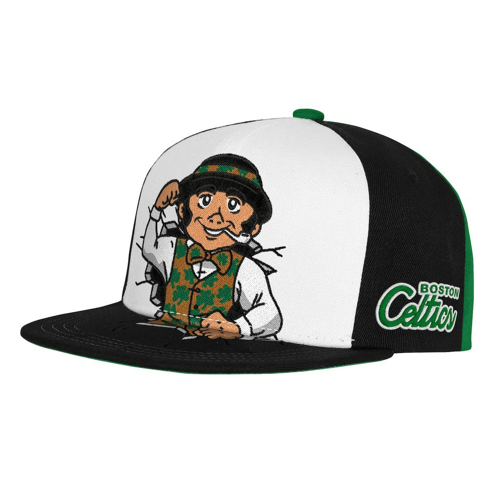 Mitchell & Ness - Boston Celtics Youth Mascot Snapback Hat - Green