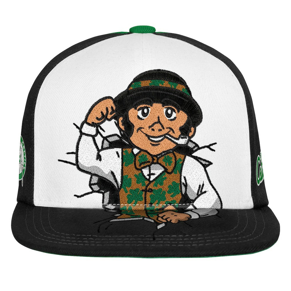 Mitchell & Ness - Boston Celtics Youth Mascot Snapback Hat - Green