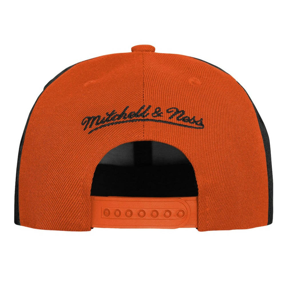 Anaheim Ducks - Mitchell & Ness Youth Mascot Snapback Hat Orange