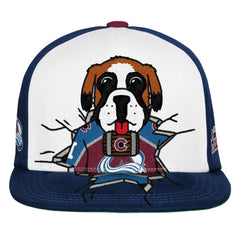 Colorado Avalanche - Mitchell & Ness Youth Mascot Snapback Hat Maroon