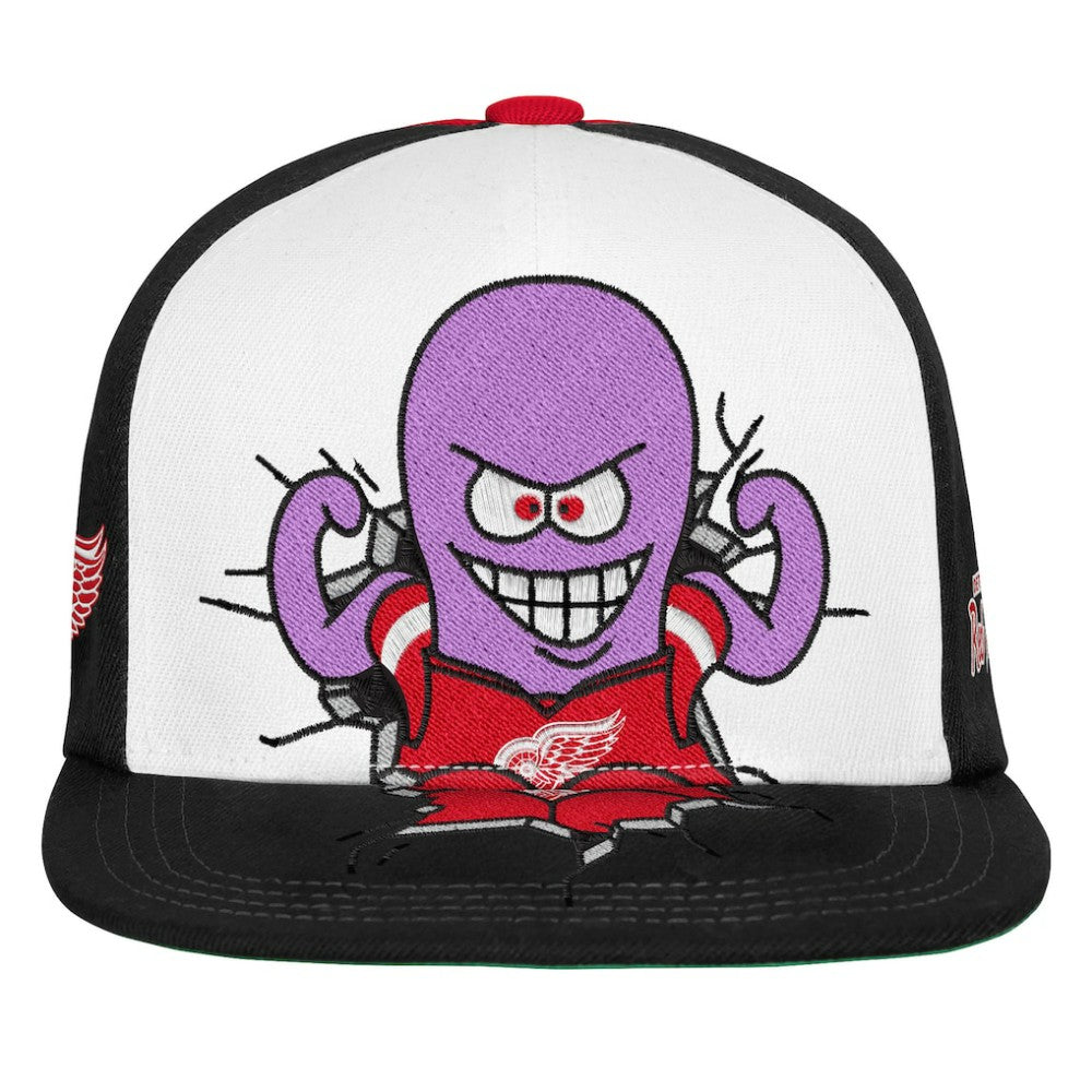 Detroit Red Wings - Mitchell & Ness Youth Mascot Snapback Hat Red