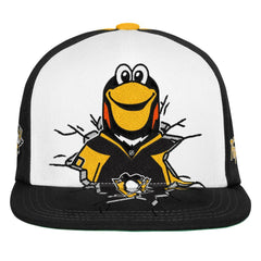 Pittsburgh Penguins Mitchell & Ness Youth Mascot Snapback Hat Black