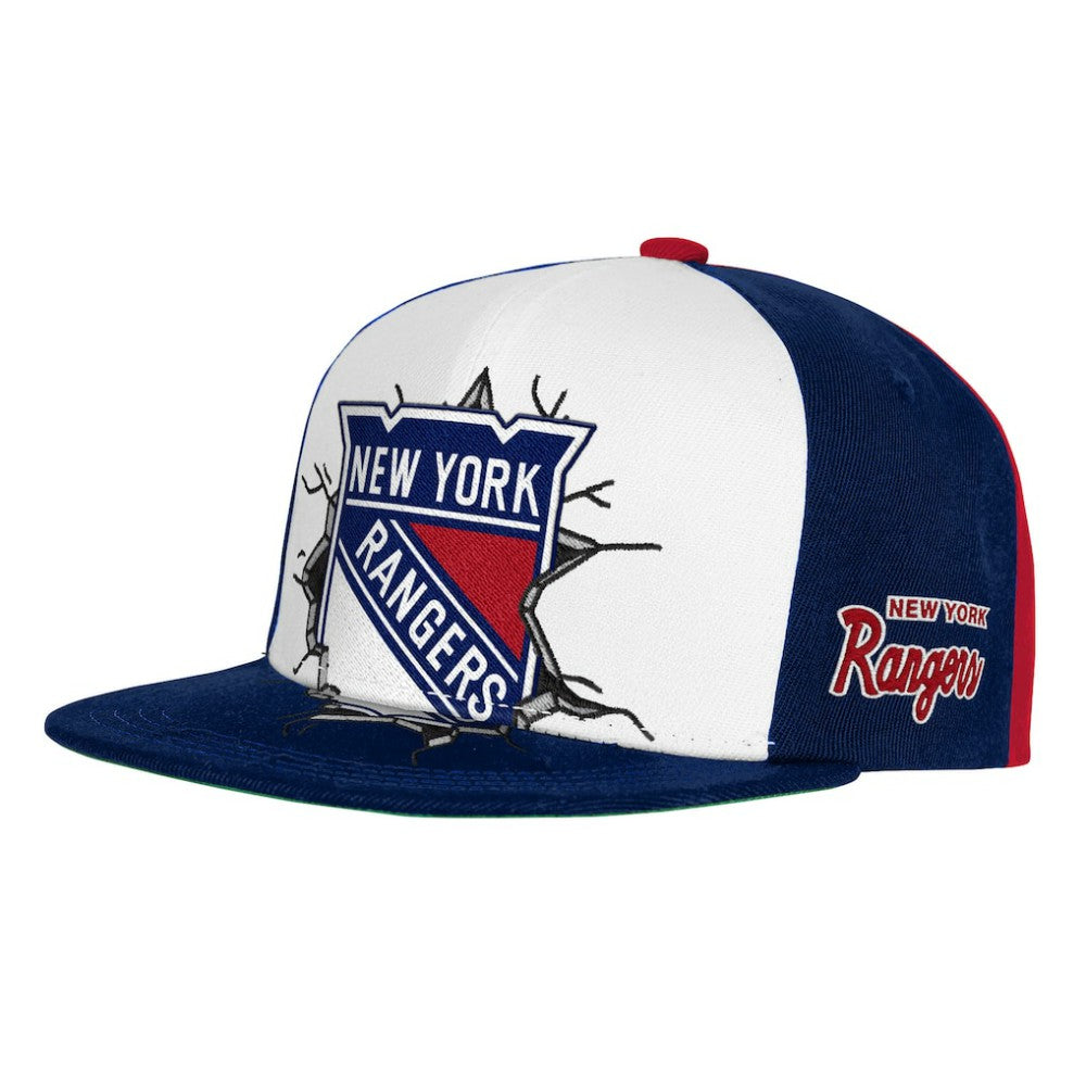 New York Rangers Mitchell & Ness Youth Mascot Snapback Hat Navy