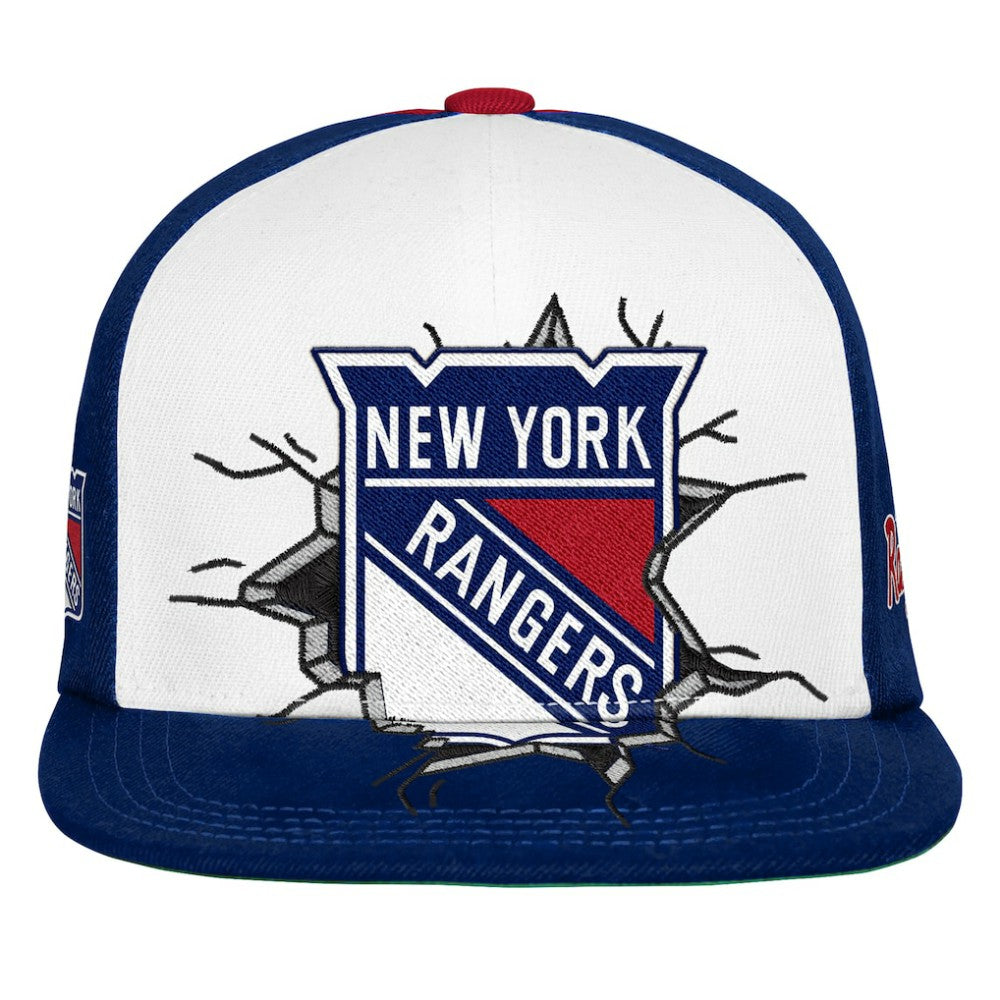 New York Rangers Mitchell & Ness Youth Mascot Snapback Hat Navy