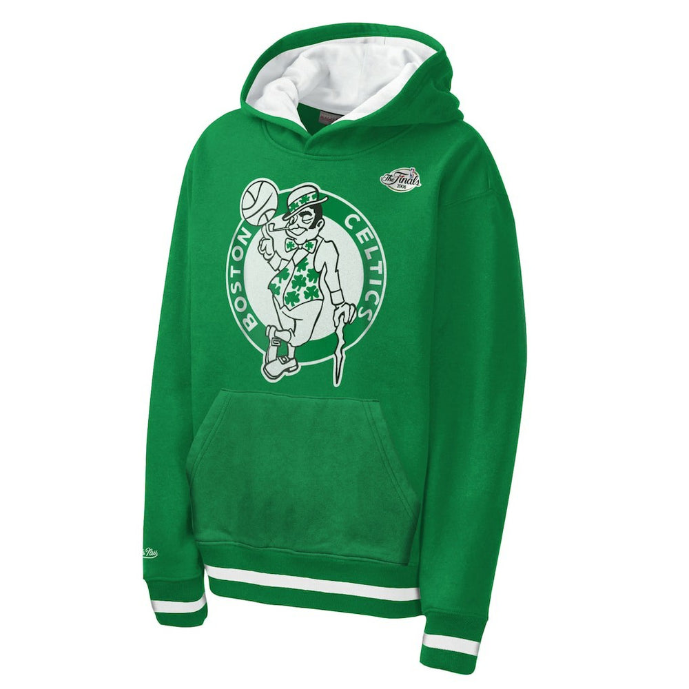 Mitchell & Ness - Boston Celtics Youth Playmaker Fashion Fleece Hoodie - Kelly Green