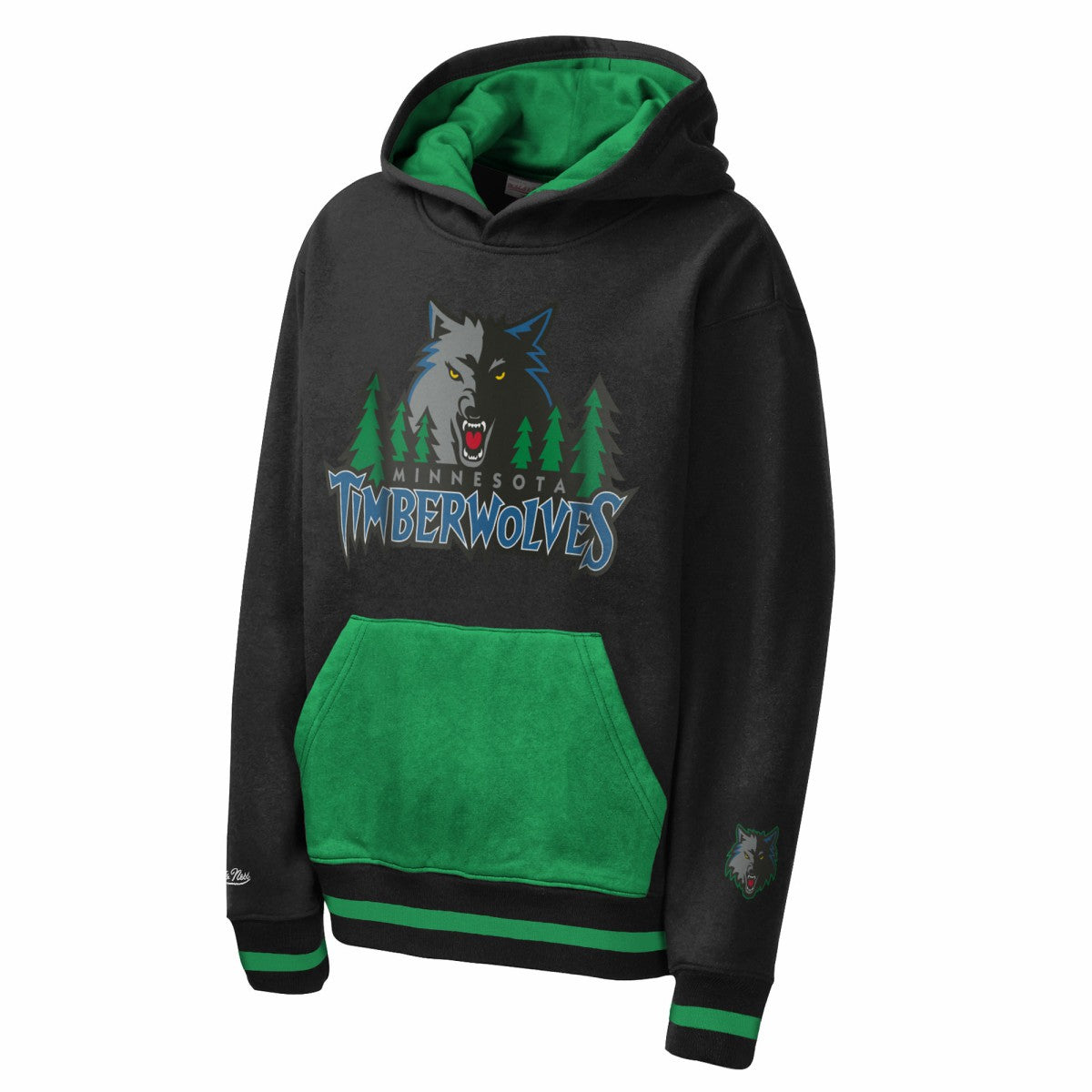 Mitchell & Ness - Minnesota Timberwolves Youth Playmaker Fashion Fleece Hoodie - Navy