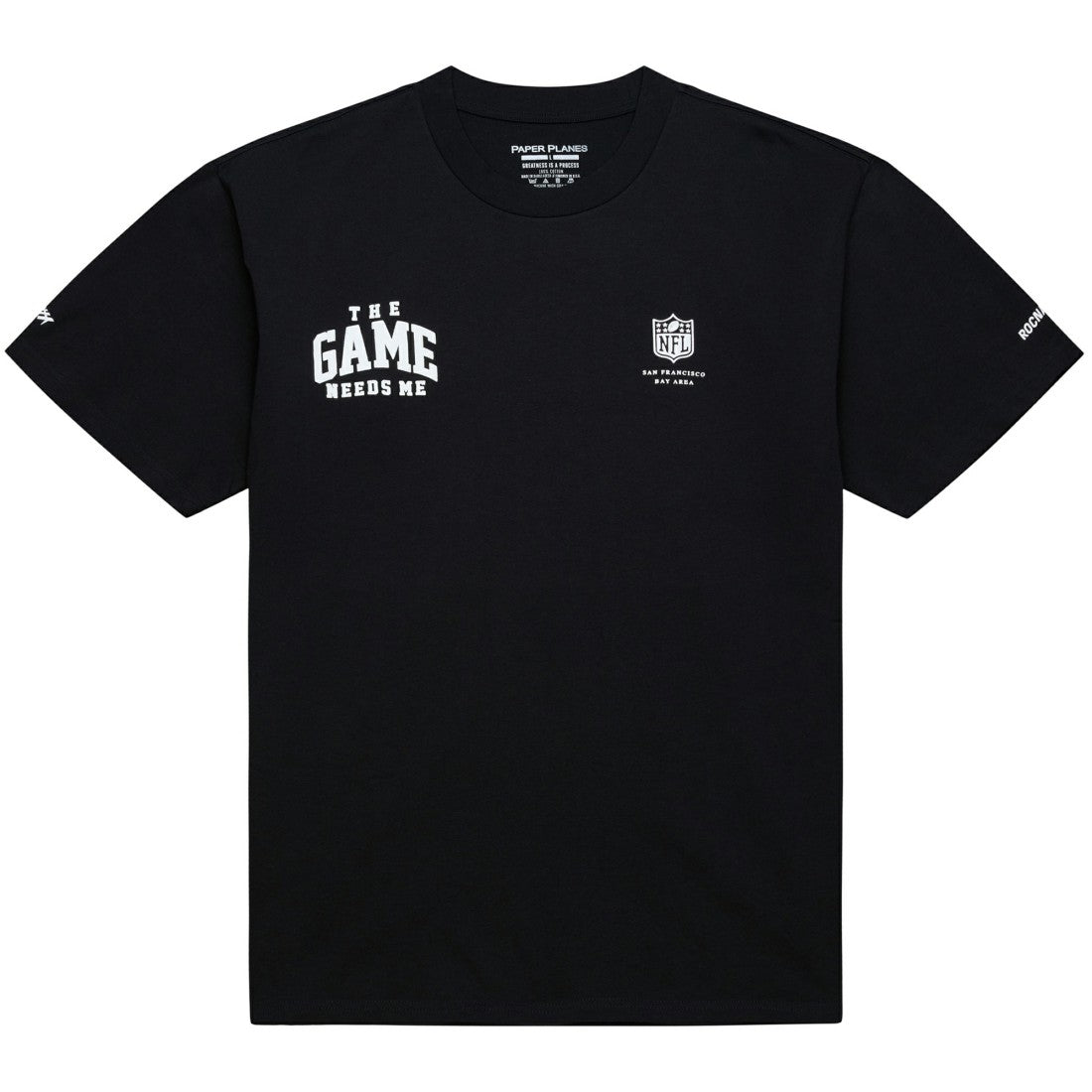 Super Bowl LX Roc Nation x Paper Planes x NFL T-Shirt Black - NFL