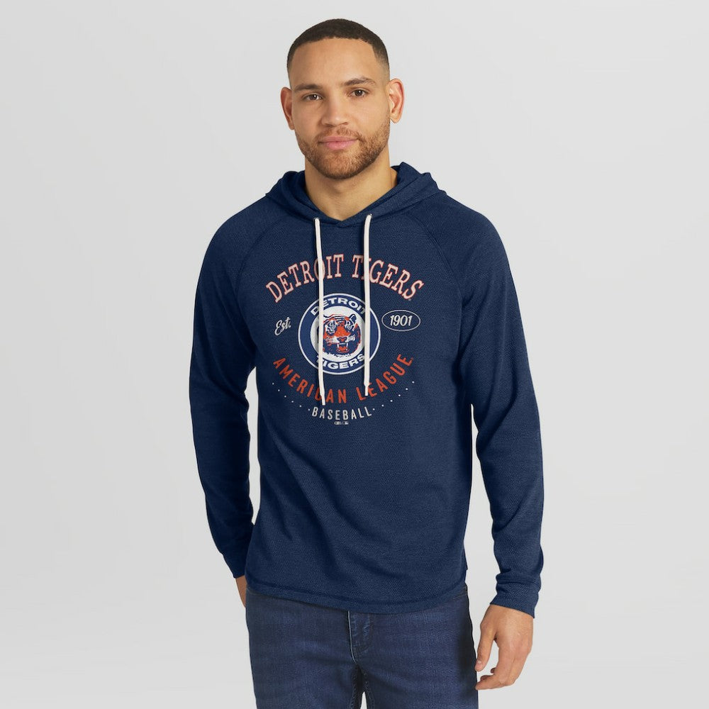 Detroit Tigers Darius Rucker Collection by Fanatics Raglan Hooded Long Sleeve T-Shirt Clearance