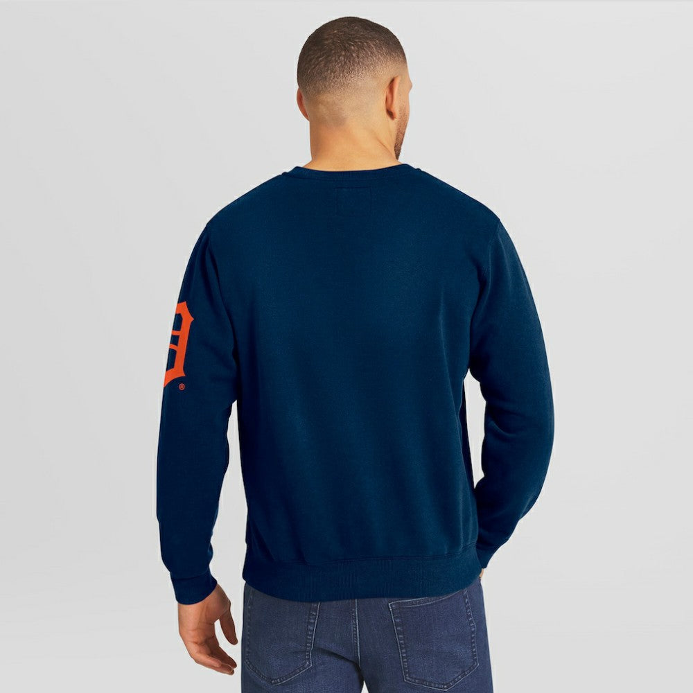 Detroit Tigers Darius Rucker Collection by Fanatics Washed Crew Neck Pullover Sweatshirt discount