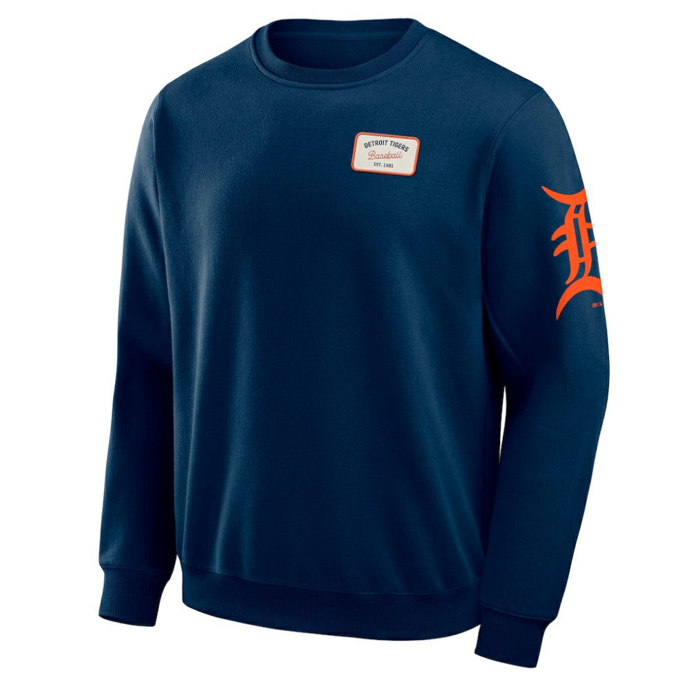 Detroit Tigers Darius Rucker Collection by Fanatics Washed Crew Neck Pullover Sweatshirt discount