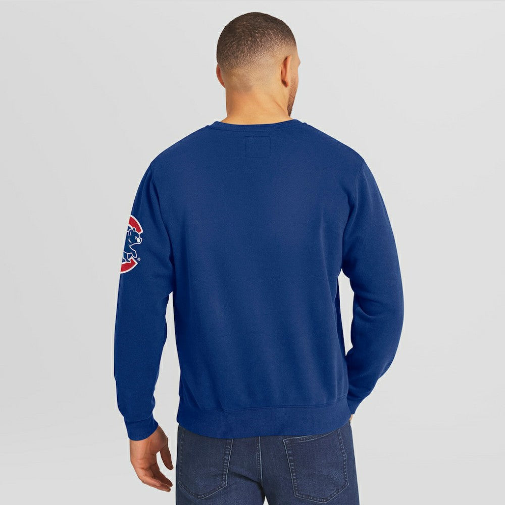 Chicago Cubs Darius Rucker Collection by Fanatics Washed Crew Neck Pullover Sweatshirt Lifestyle
