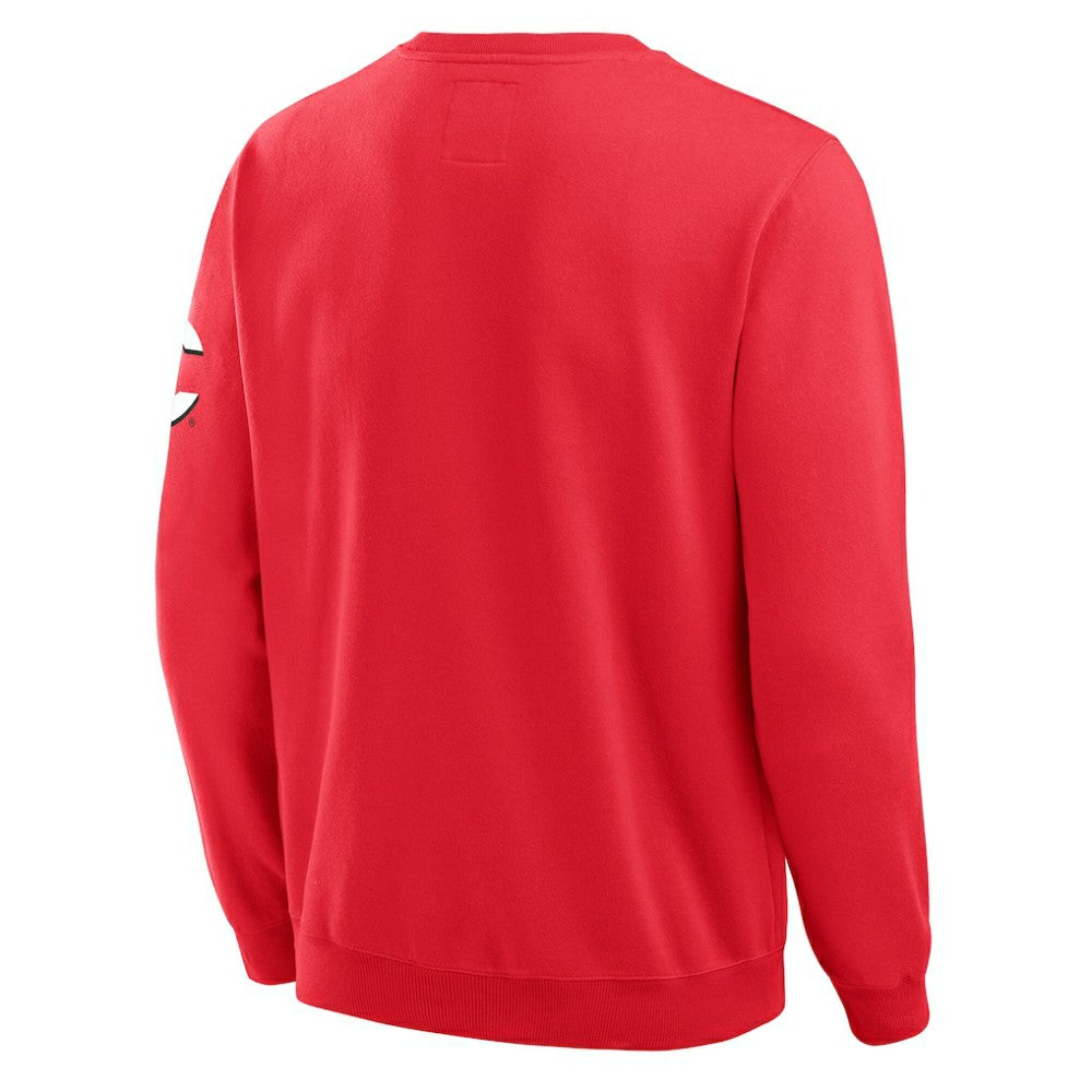 Cincinnati Reds Darius Rucker Collection by Fanatics Washed Crew Neck Pullover Sweatshirt Sale