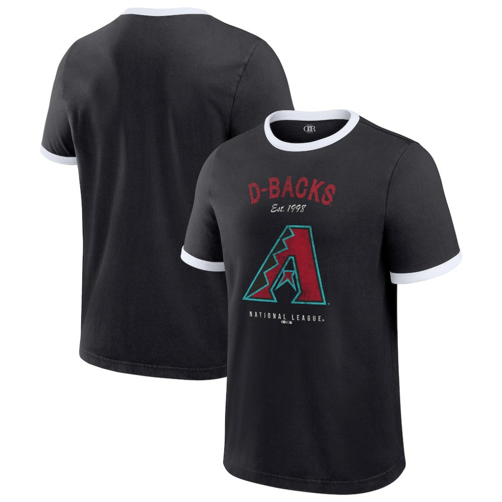 Arizona Diamondbacks Darius Rucker Collection by Fanatics Washed Ringer T-Shirt On Sale