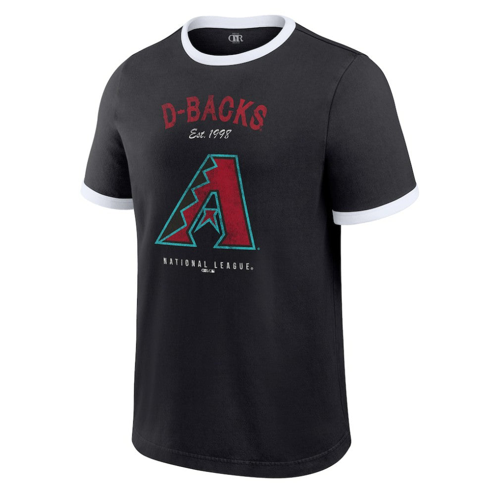 Arizona Diamondbacks Darius Rucker Collection by Fanatics Washed Ringer T-Shirt On Sale